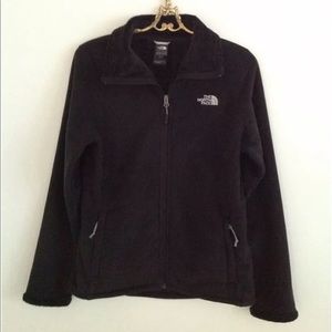 Pre-Owned North Face Black Fleece Jacket Size M